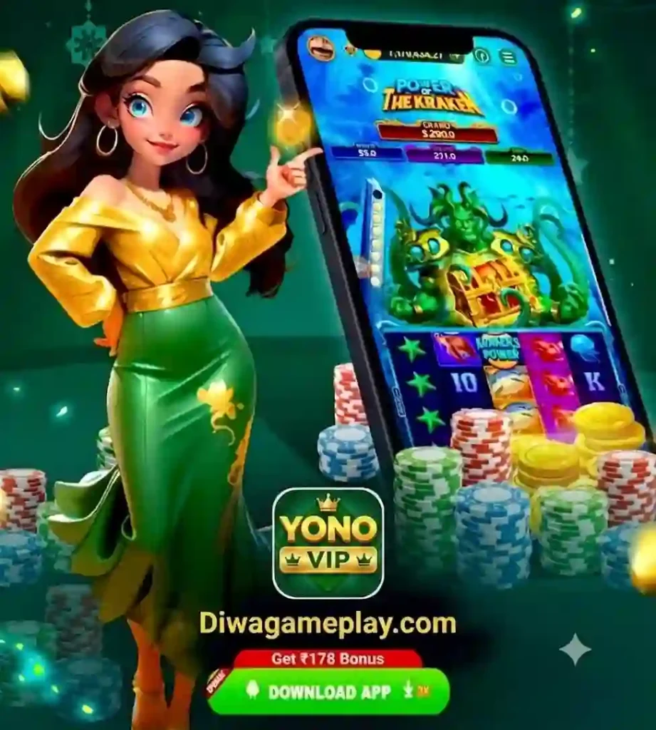 Download Yono VIP APK to enjoy lucky spins, exciting slots, and Rummy games. Claim daily signup bonuses, win cash rewards, and enjoy instant UPI withdrawals